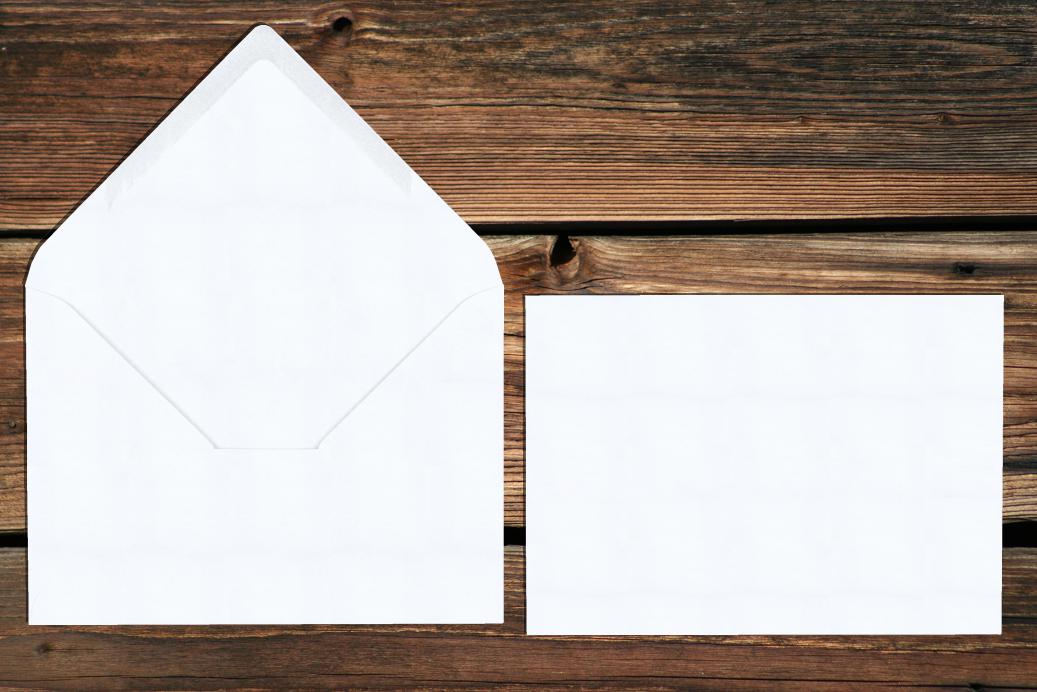 Briefhüllen 120x180 mm Nassklebend Weiß 120 g/qm